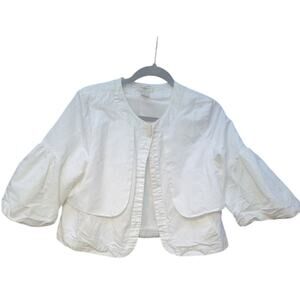 BOHO Vertigo Paris Preppy Vintage White Jacket  Size Medium